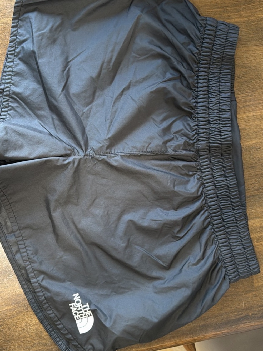 The North Face Black Athletic Nylon Shorts with Logo
